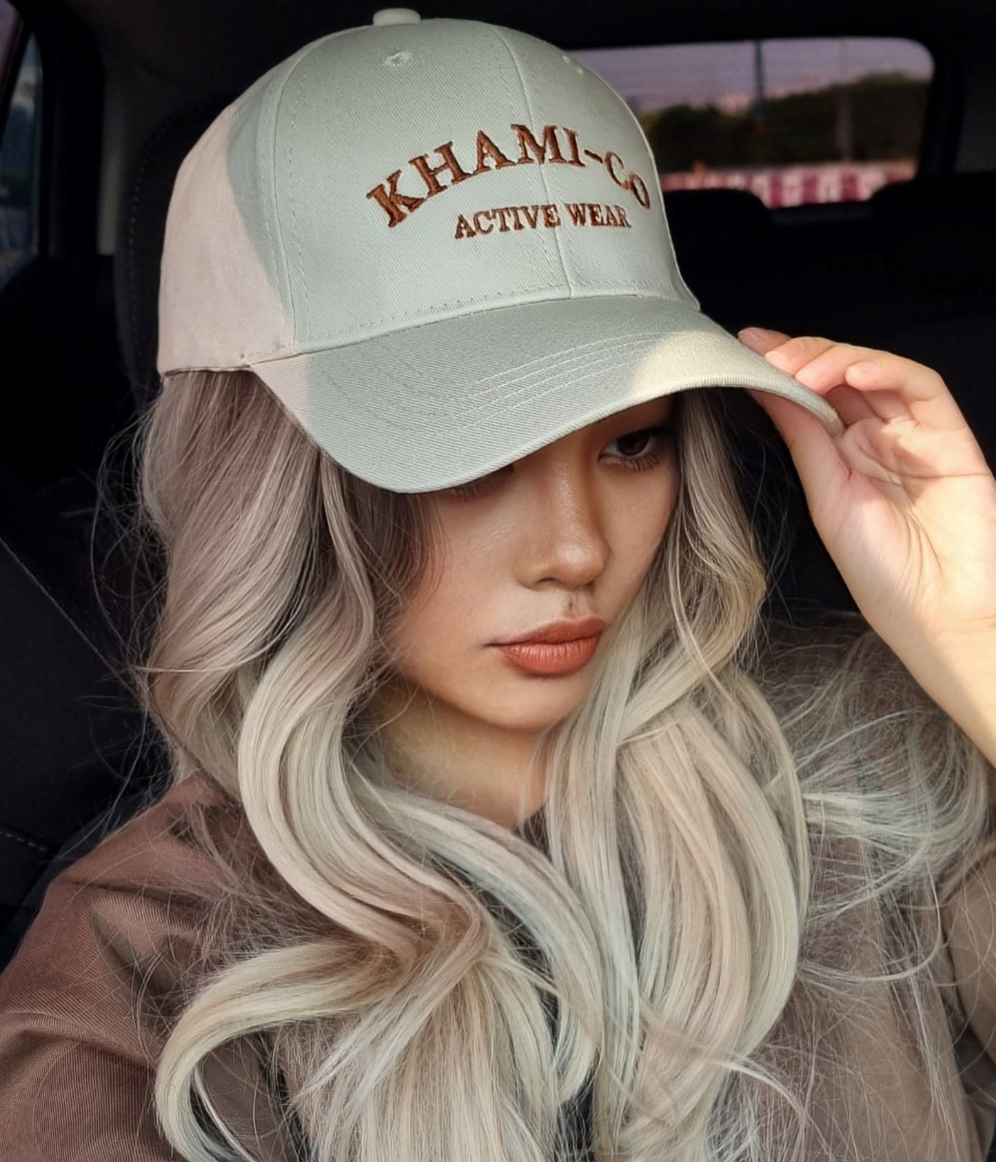 Dubai Baseball Cap Unisex: Khami Activewear Cap for Active Lifestyles - Beige Color