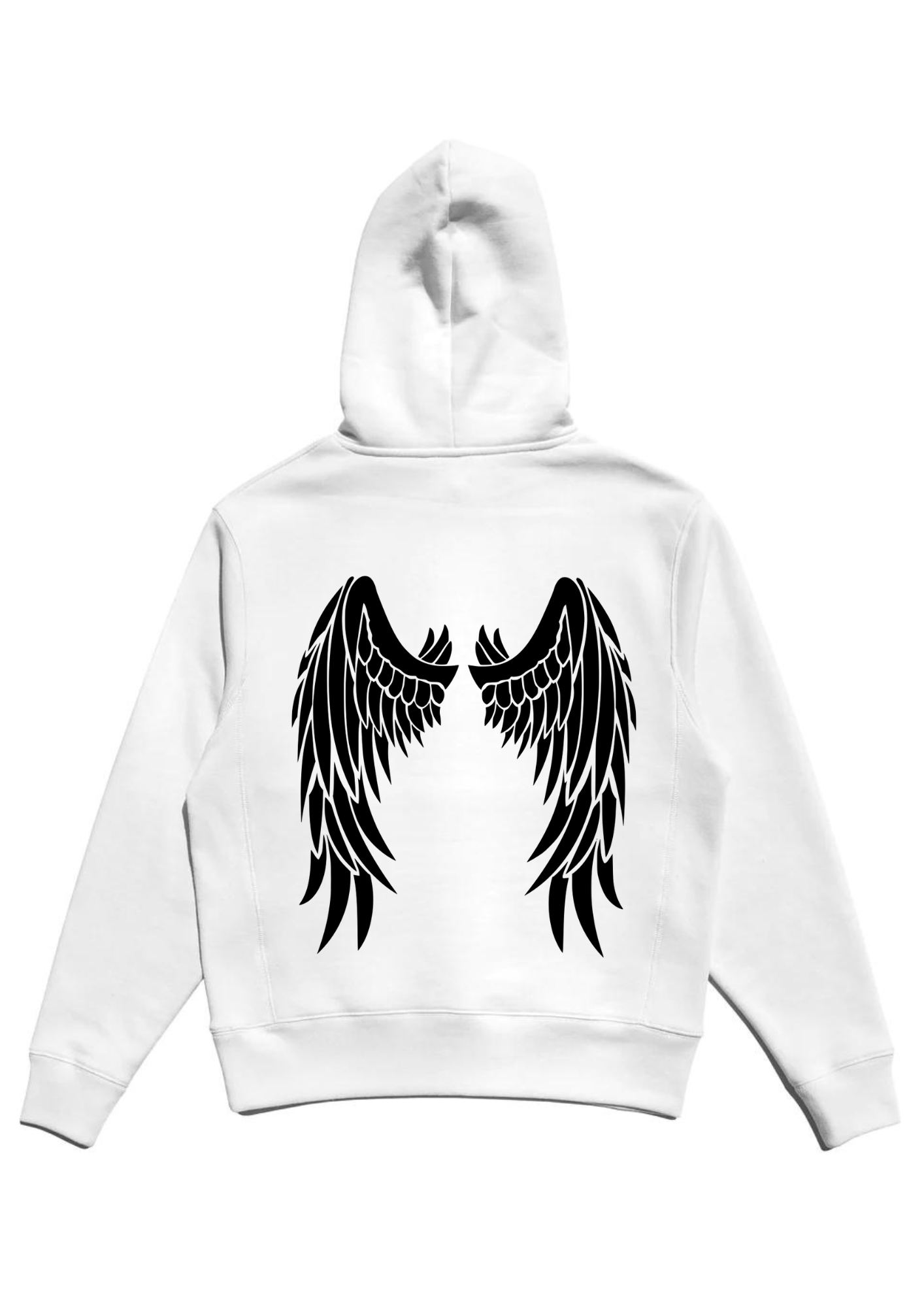 Angel Wings Back Print Hoodie - Dubai Edition