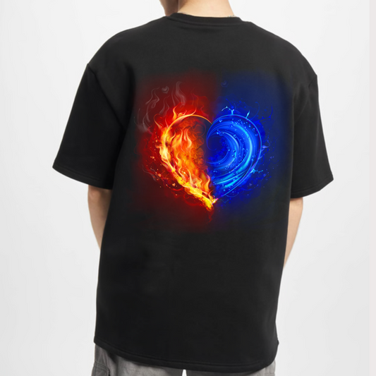 Yin Yang Men Oversize T-Shirt Dubai Collection