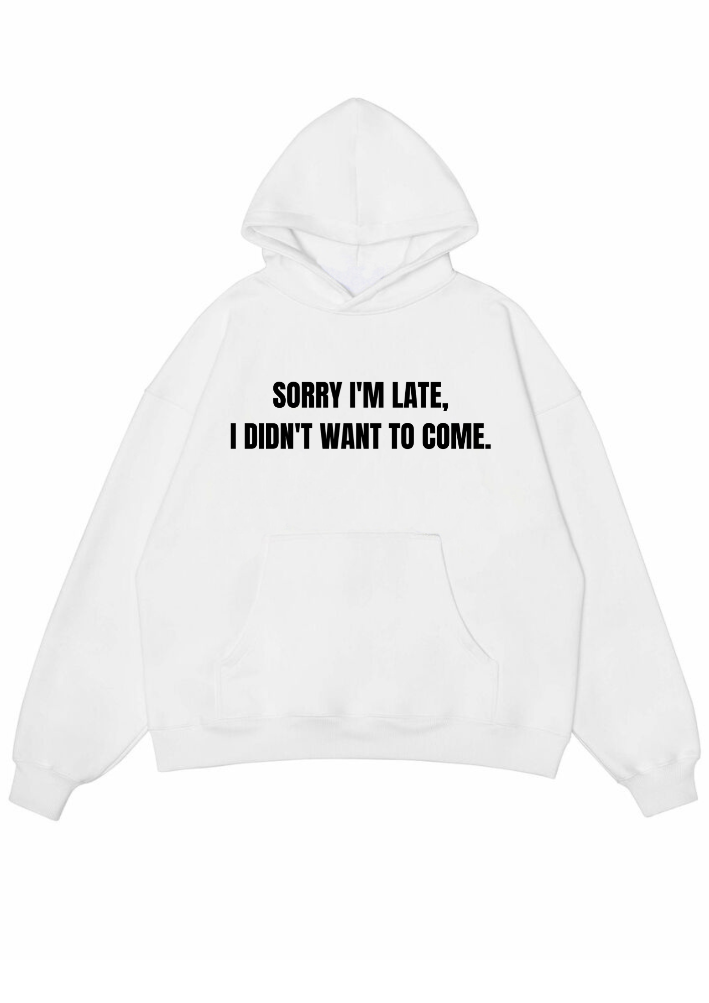 HOODIE - DUBAI AESTHETIC TEXT PRINTS