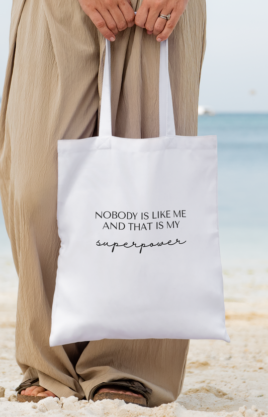 Empowerment Tote Bag Dubai: Nobody Is Like Me