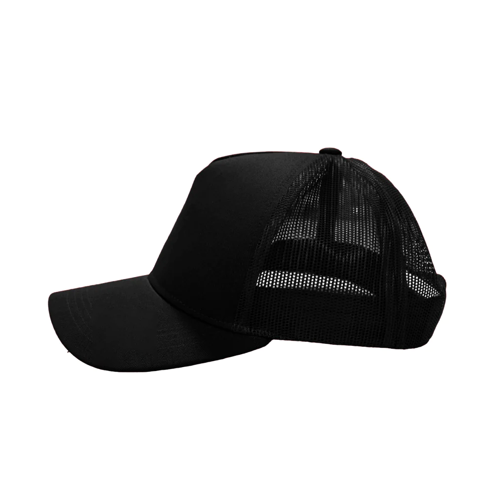 Dubai Trucker Caps - Plain Black