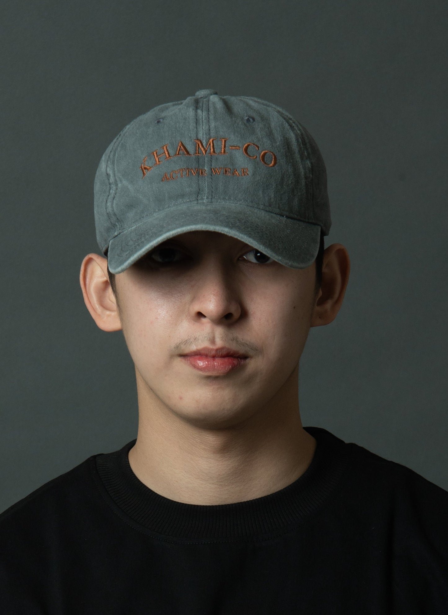 Dubai Gray Denim Baseball Cap - Khami.co