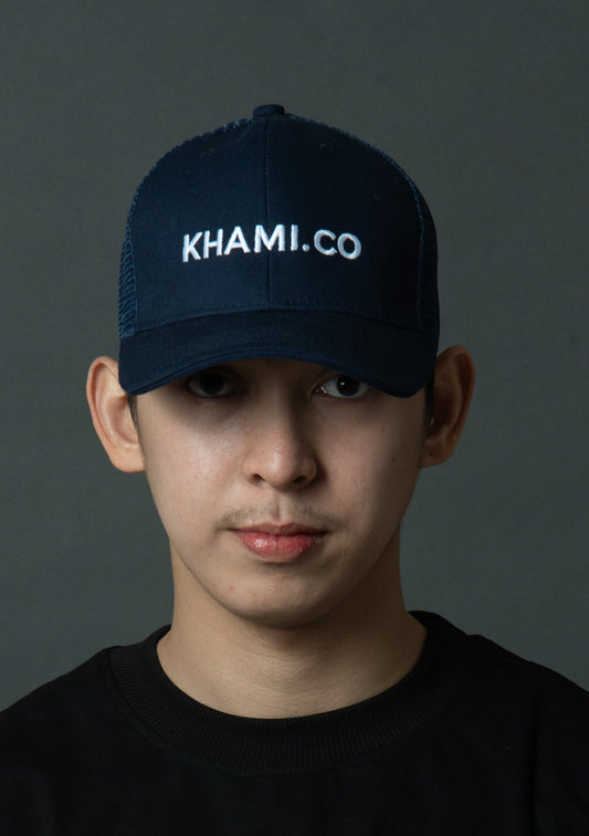 Dubai Dark Blue Baseball Cap - Khami.co