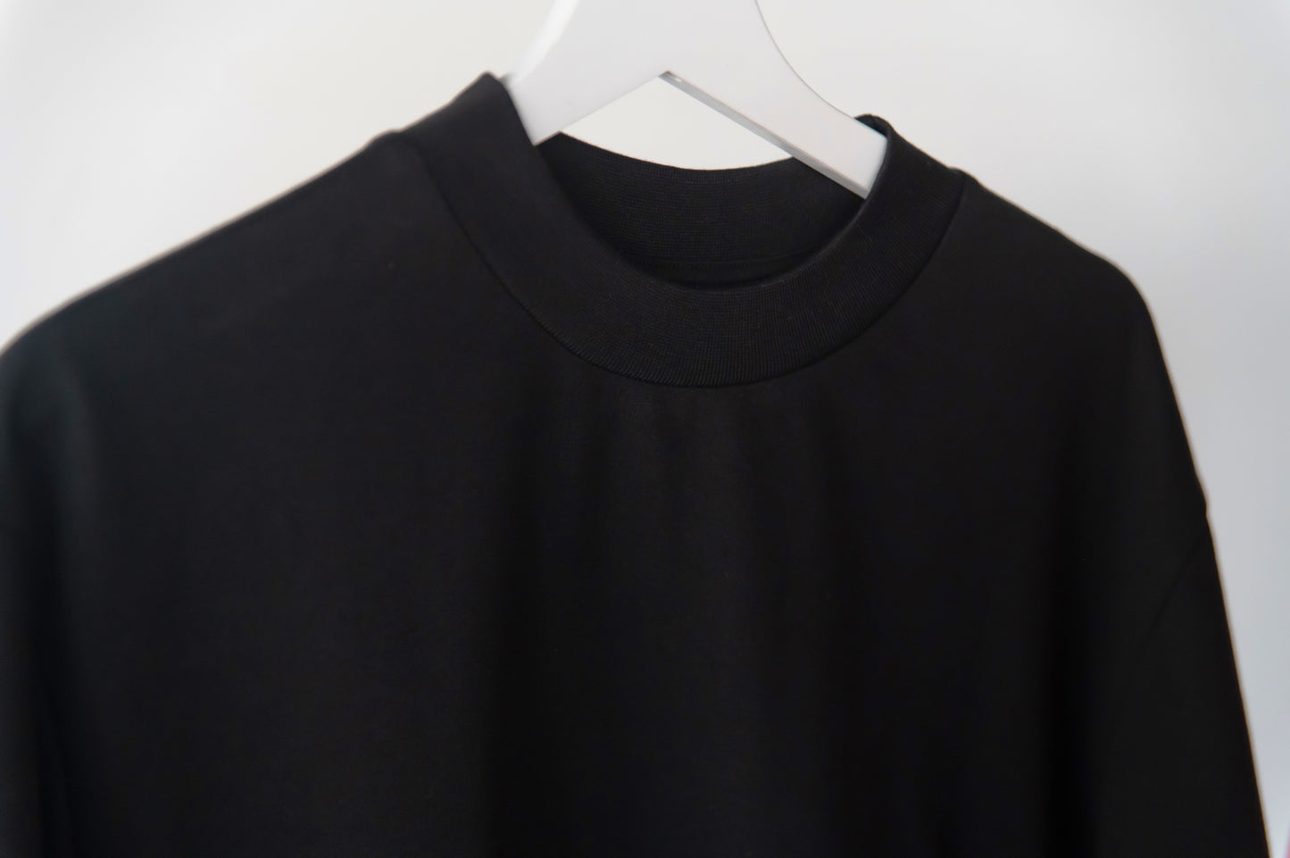 Premium Black Plain Oversize T-Shirt in Dubai, UAE Local Made - Easy tear-off label for rebranding