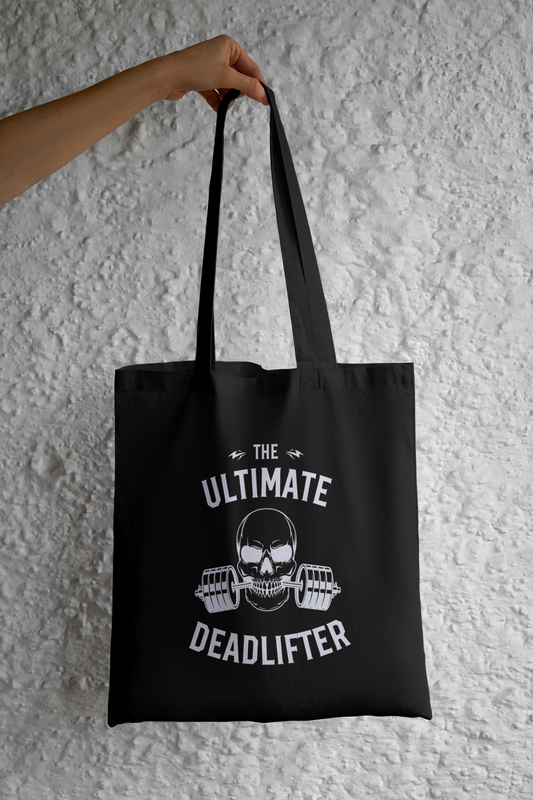 The Ultimate Deadlifter Tote Bag Dubai: Fitness Print