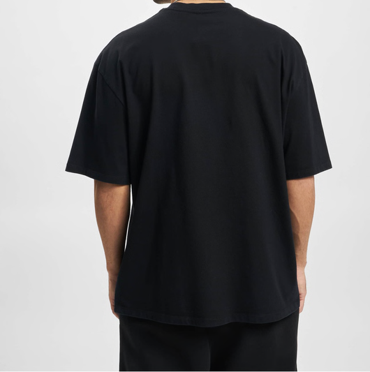 Premium Black Plain Oversize T-Shirt in Dubai, UAE Local Made - Easy tear-off label for rebranding