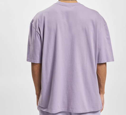 Beach Lilac Plain Oversize T-Shirt in Dubai, UAE Local Made - Easy tear-off label for rebranding