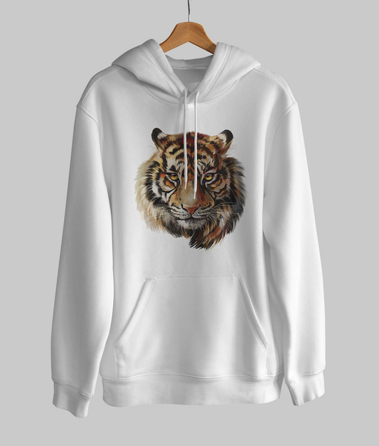 Dubai Roar: Pure Cotton Hoodie with Lion Print