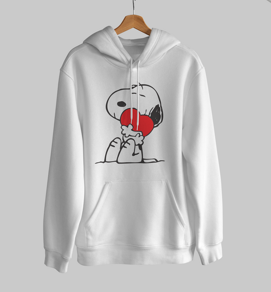 Dubai Playful Vibes: Pure Cotton Hoodie with Snoopy Print