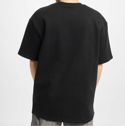 Premium Black Plain Oversize T-Shirt in Dubai, UAE Local Made - Easy tear-off label for rebranding