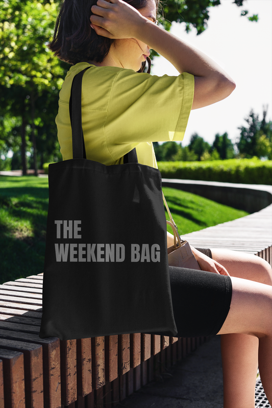 THE WEEKEND BAG - BLACK TOTE BAG DUBAI