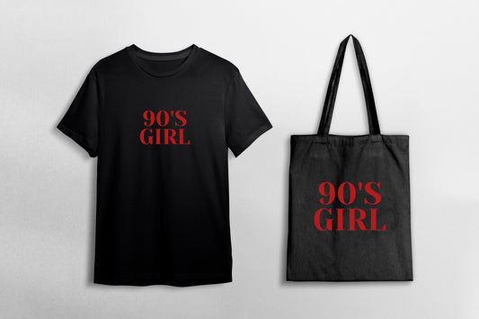 90'S GIRL | T-SHIRT & TOTE BAG