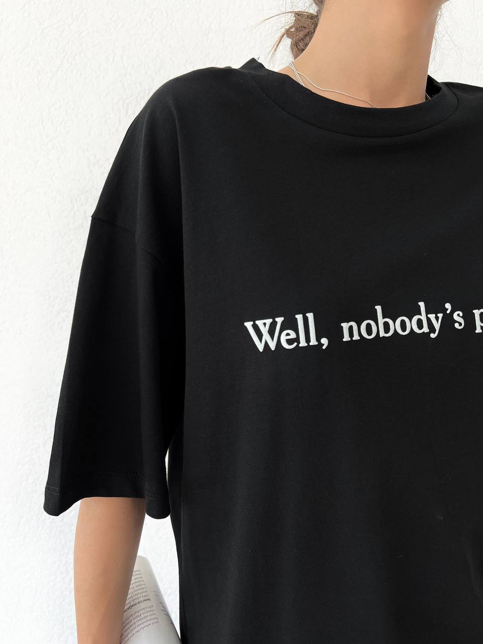 KHAMI BASIC TEE - NOBODY'S PERFECT