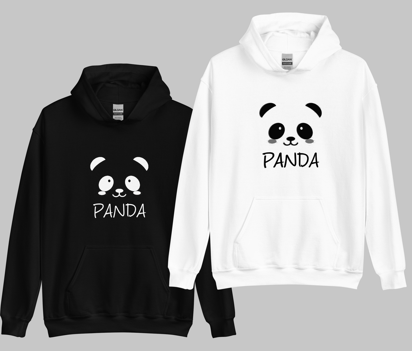 HOODIE - COUPLE PANDA