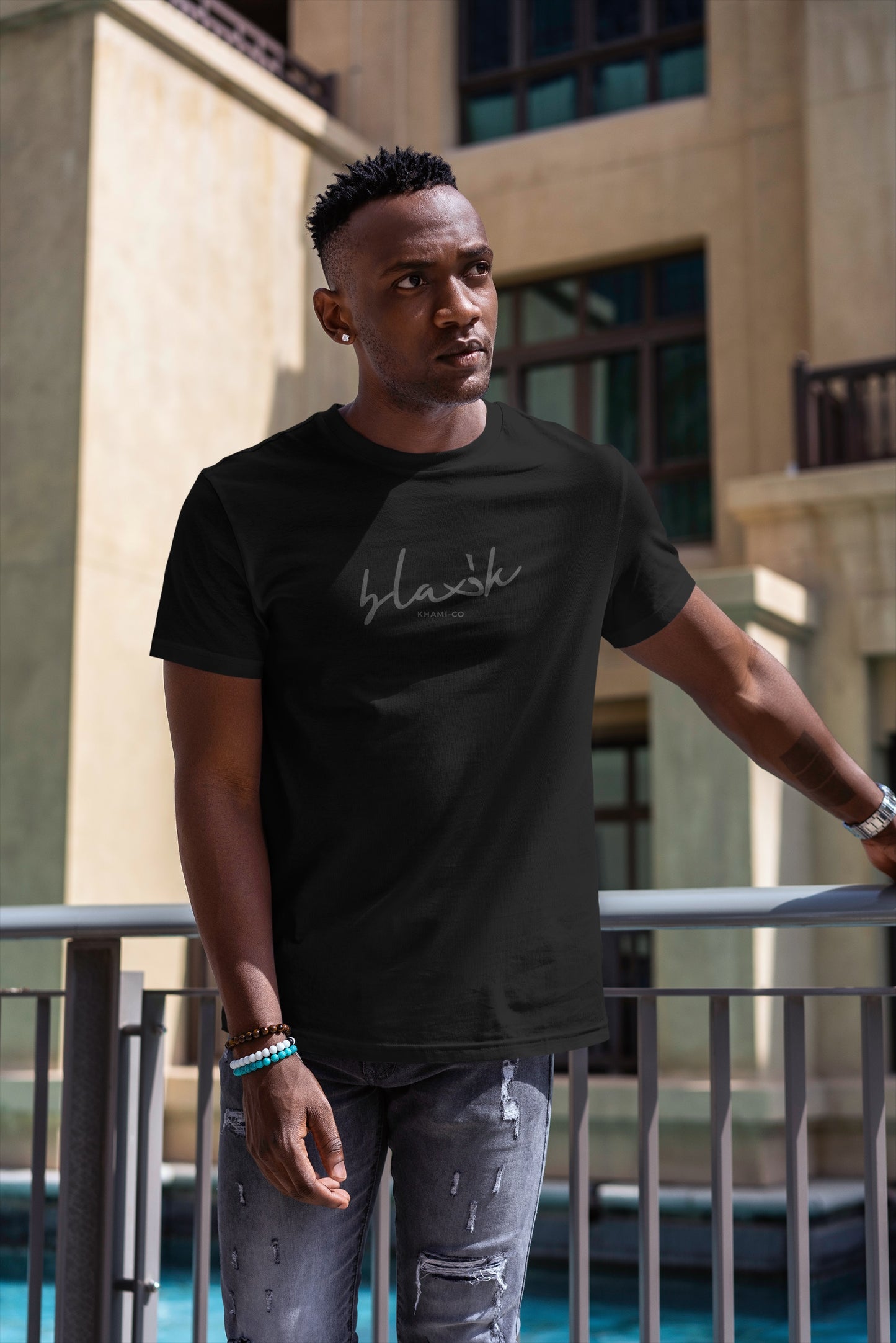 Unisex T-shirt - Black x Khami.co Signature Series