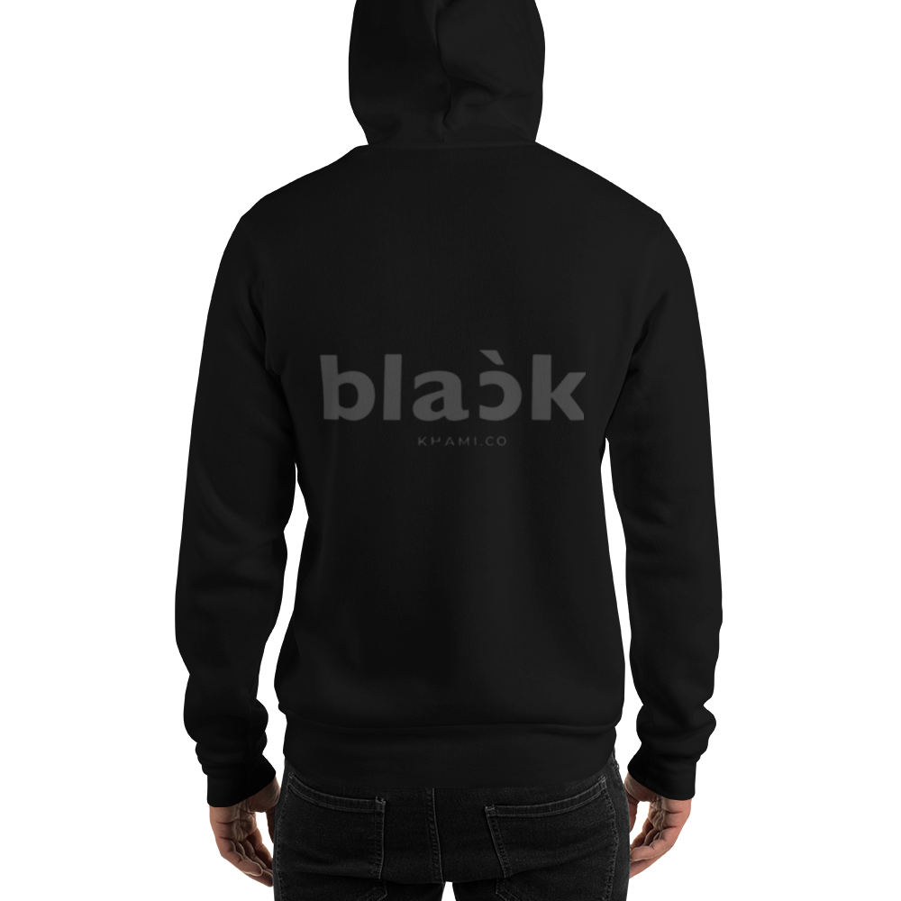 Unisex Hoodie - Black x Khami 02