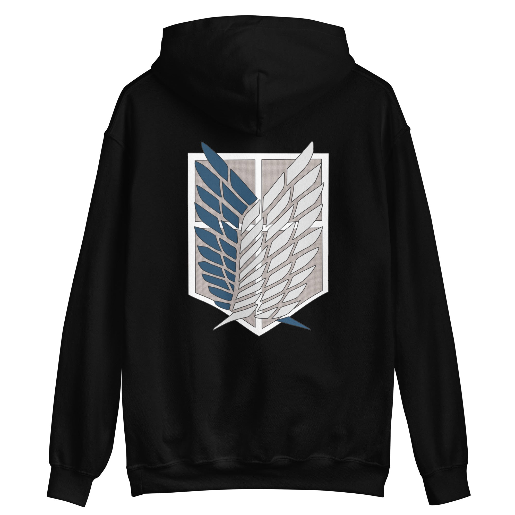 Black attack on online titan hoodie