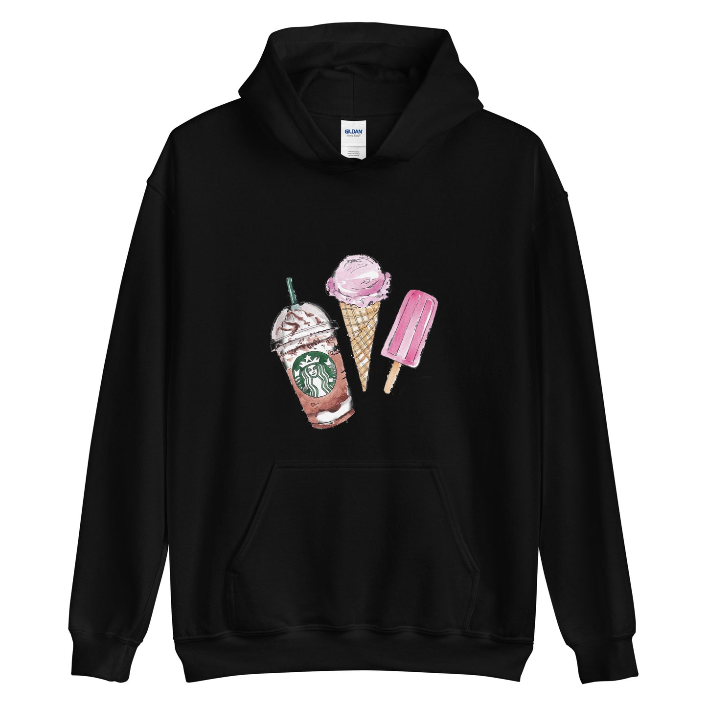 HOODIE - FAVORITES (WHITE, BLACK COLORS)