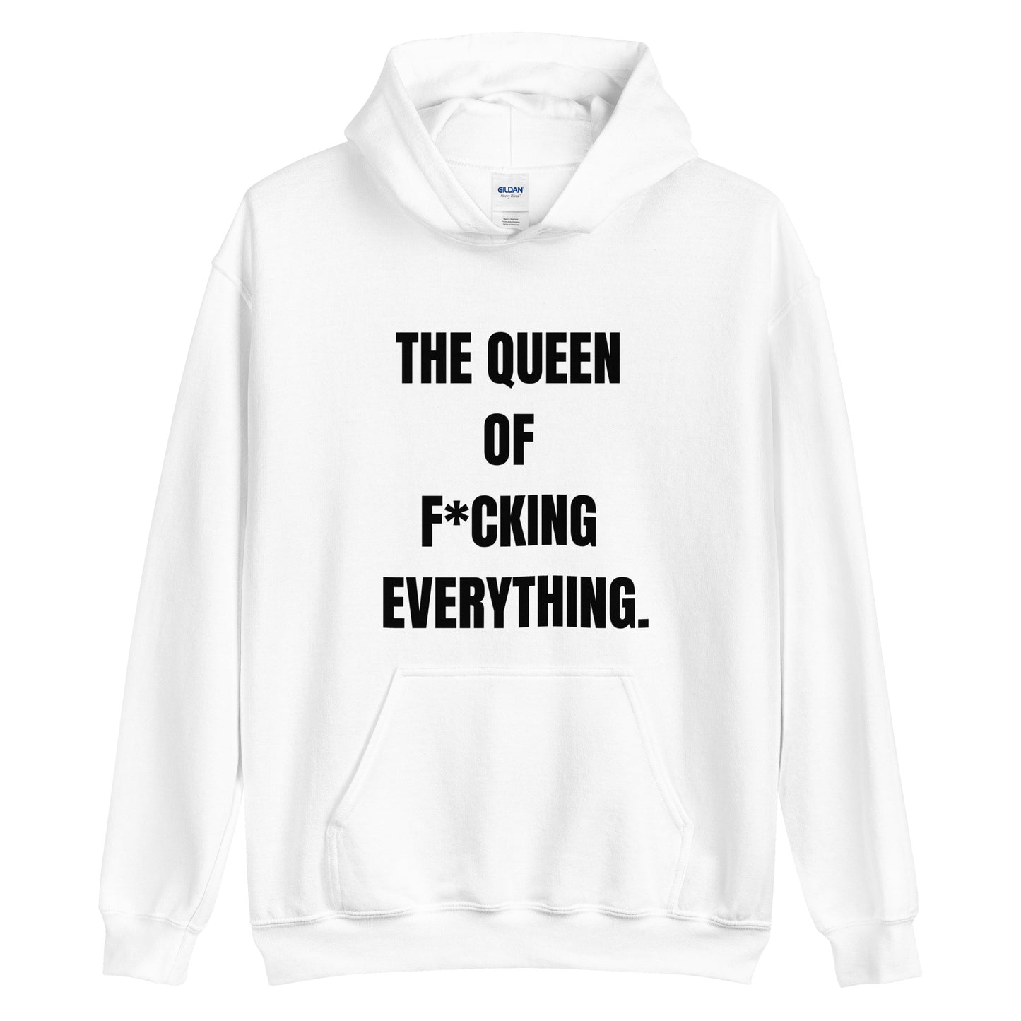 HOODIE - COUPLE QUEEN & KING OF F*CKING EVERYTHING